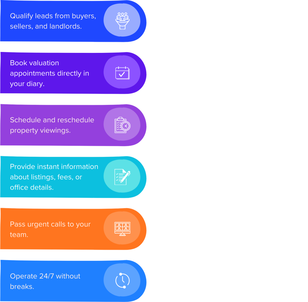 AI Receptionist for Estate Agents