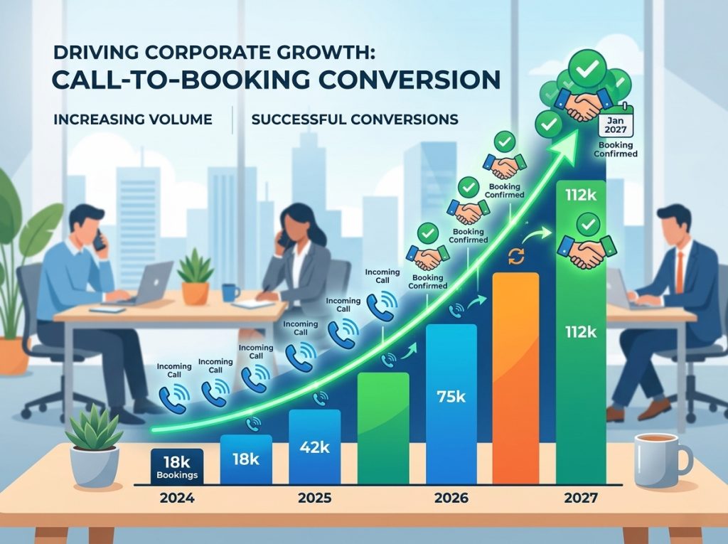 Business growth driven by AI Virtual Receptionist Services turning calls into confirmed bookings